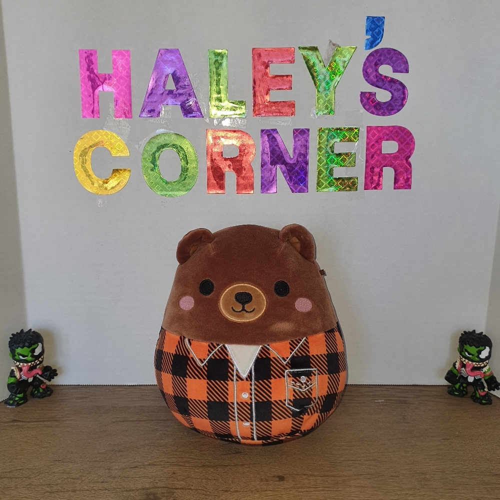 Squishmallows - Omar the Bear (Harvest Squad) 8 inch plush toy